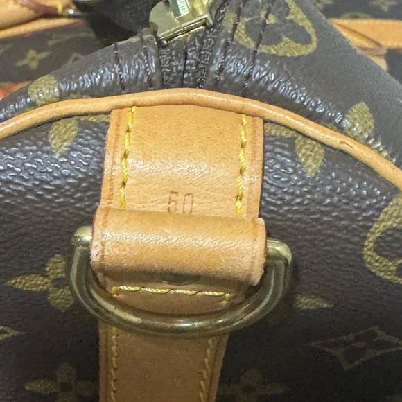 Vintage Louis Vuitton Keepall Bag with Monogram Canvas